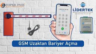 GSM Uzaktan Kapı ve Bariyer Tetikleme Modülü