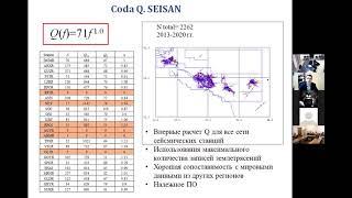 Результаты сейсмического мониторинга Западного Кавказа в 2013-2020 гг.