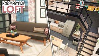 Opposite Roommates Loft Apartment  The Sims 4 Speed Build Apartment Renovation
