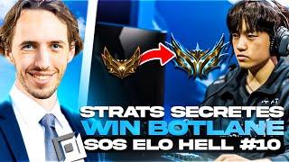 LES STRATS SECRETES POUR GAGNER SA BOTLANE  - SOS ÉLO HELL #10