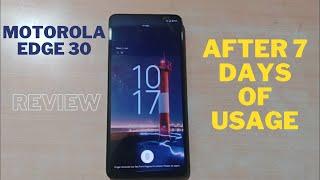 Motorola Edge 30 Review  Pros and cons  After 7 days of usage  Hindi