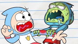 Zombie Boy HUNGRY  Boy & Dragon  Cartoons For Kids  WildBrain Toons