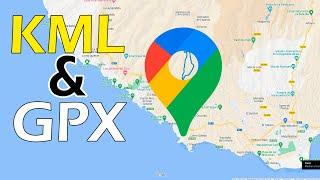 Importar tracks GXP y KML en Google Maps en 2023