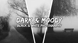 How to edit DARK & MOODY BLACK & WHITE Photos  Landscape Photography  Lightroom