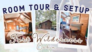 Fort Wilderness Cabin Tour and Setup  Cabins at Fort Wilderness