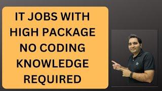 IT Jobs without Programming with high package  IT jobs without coding  IT jobs with zero coding