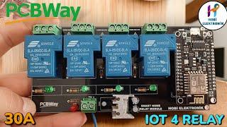 IOT AKILLI EV SİSTEMLERİ  EVLERİNİZİ BU MODÜL İLE AKILLI HALE GETİRİN #esp8266  #pcbway #project