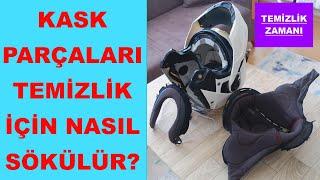 Motosiklet Kaskı Nasıl Yıkanır? Nasıl Sökülür?