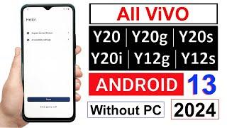 VIVO Y20Y20GY20SY20IY12GY12S - FRPGOOGLE ACCOUNT BYPASS ANDROID 13 LATEST UPDATE WITHOUT PC