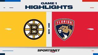 NHL Game 1 Highlights  Bruins vs. Panthers - May 6 2024