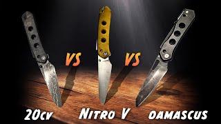 WE KNIFE co Vision R Takes on Civivi Vision FG in Nitro V & Damascus Steel