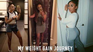 My Weight Gain Journey  From Stick to Thick *tips and tricks*