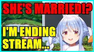 【Hololive】Pekora Wants to End the Stream After Finding Out Her Favorite Actress Got Married【Eng Sub】