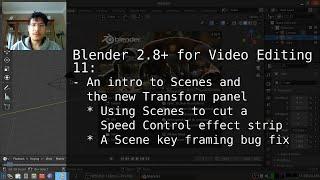 An intro to Scenes in Blenders Video Sequence Editor 11