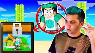 WIIZINHO ENCOLHEU E ENTROU DENTRO DO BAÚ NO MINECRAFT