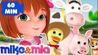 Nursery Rhymes Songs with Lyrics and Action  Collection of Popular Kids Songs by Mike and Mia