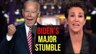 Biden SNAPS during sit-down interview Rachel Maddow SCREAMS in Defence of Biden