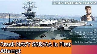 Crack NAVY SSRAA In First Attempt  Tips and Tricks  Join Indian navy