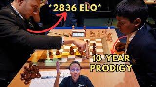 Sergey Karjakin vs 13-year-old Praggnanandhaa  Commentary by Sagar Shah