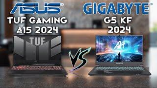 ASUS Tuf Gaming A15 2024 vs GIGABYTE G5 KF 2024  Laptop Compare  Tech compare