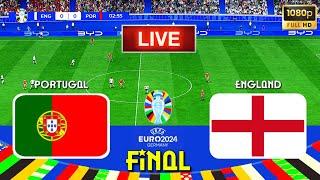PORTUGAL vs ENGLAND  Final UEFA Euro 2024  Full Match All Goals - Live Football Match  PES 21