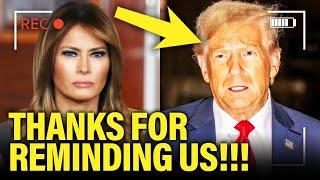 Melania SCREWS OVER Donald  at WORST MOMENT for Him