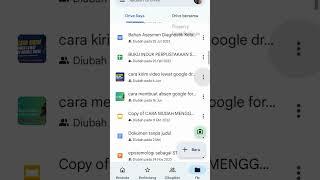 Cara menghapus data di google drive