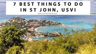 7 THINGS TO DO IN ST JOHN USVI  Beaches  Restaurants  Boat Trips  Hiking  Cruz Bay  Hotels