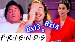 *MOANING MASSAGE?* Friends Season 8 Episodes 13 & 14 Reaction FIRST TIME WATCHING