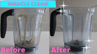 HOW TO CLEAN YOUR PLASTIC BLENDER  EASY  NON-TOXIC  ECO-FRIENDLY