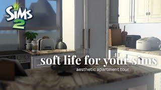 Aesthetic Apartment Tour  Sims 2 Soft Life Lets Play