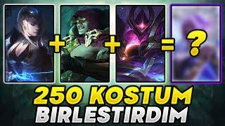 LOL HESABIMDAKİ TÜM KOSTÜMLERİ BİRLEŞTİRDİM  İMKANSIZ KOSTÜM ÇIKARDIK