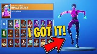 The New FEMALE GALAXY SKIN in Fortnite..