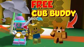 How to get a FREE CUB BUDDY skin in Bee Swarm Simulator NO ROBUX