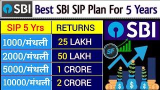 Best SIP Plan For 5 Years 2024  Best SIP Plans For 2024  SIP Best Investment Plan 2024 