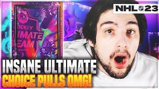INSANE ULTIMATE CHOICE PACK OPENING PULLS NMS EPISODE 14 IN NHL 23 HUT