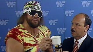 Macho Man Randy Savage calls Ricky Steamboat a cup of coffee Prime Time Wrestling March 23 1987