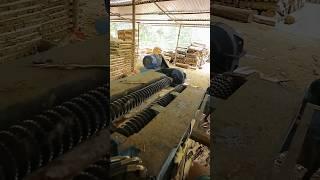 Produksi Bahan Baku Triplek #kayu #rotary #barecore #veneer #viral #viralvideo