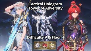 S0 Jinhsi x Yinlin Team - ToF Floor 4 & Crownless Hologram Difficulty V - Wuthering Wave