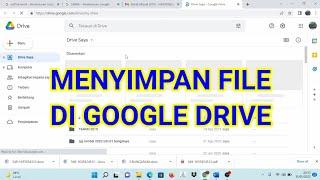 how to save files on google drive  for beginners