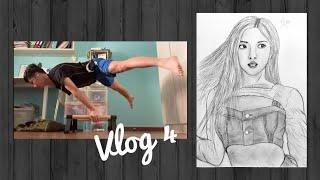 Vlog 4 Planche day  drawing Rose Blackpink