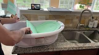 Frida Baby 4-in-1 Grow-with-Me Baby Bathtub Unboxing and Review