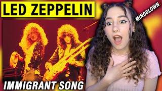 Led Zeppelin - Immigrant Song Live 1972  REACTION Singer & Musician Analysis