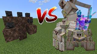 The God Wither vs ALL Iron Golems