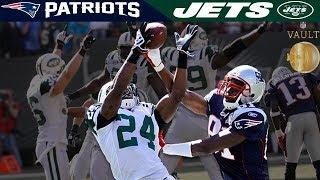 Revis Shuts Down Moss Patriots vs. Jets 2009  NFL Vault Highlights