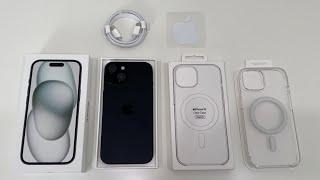 iPhone 15 Unboxing Black