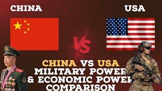 USA VS China Military Power 2024  China vs USA Military Power and Economic Power Comparison 2024