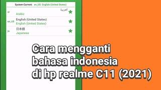 Cara mengganti bahasa indonesia di hp realme C11 2021