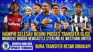 CHELSEA UPDATE MICHAEL OLISE TRANSFER DEAL ₤60MSTERLING TO WEST HAMNONI MADUEKE TO NEWCASTLE