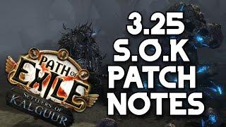 My Settlers of Kalguur Patch Notes TLDR Path of Exile 3.25